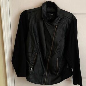Torrid Black Faux Leather Jacket size 2